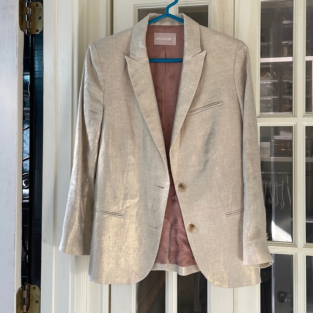 Zadig & Voltaire Cream Blazer
